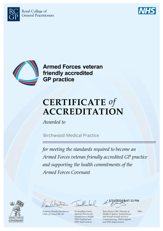 Certificate of Accreditation