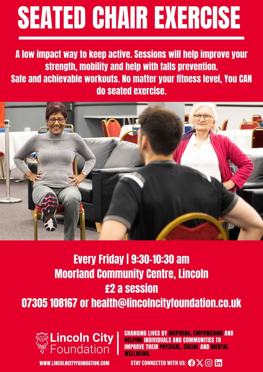 Seated chair exercise